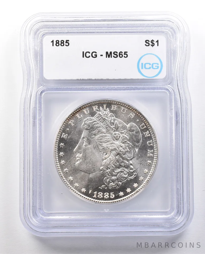 1885 Morgan Silver Dollar MS65 ICG *1189