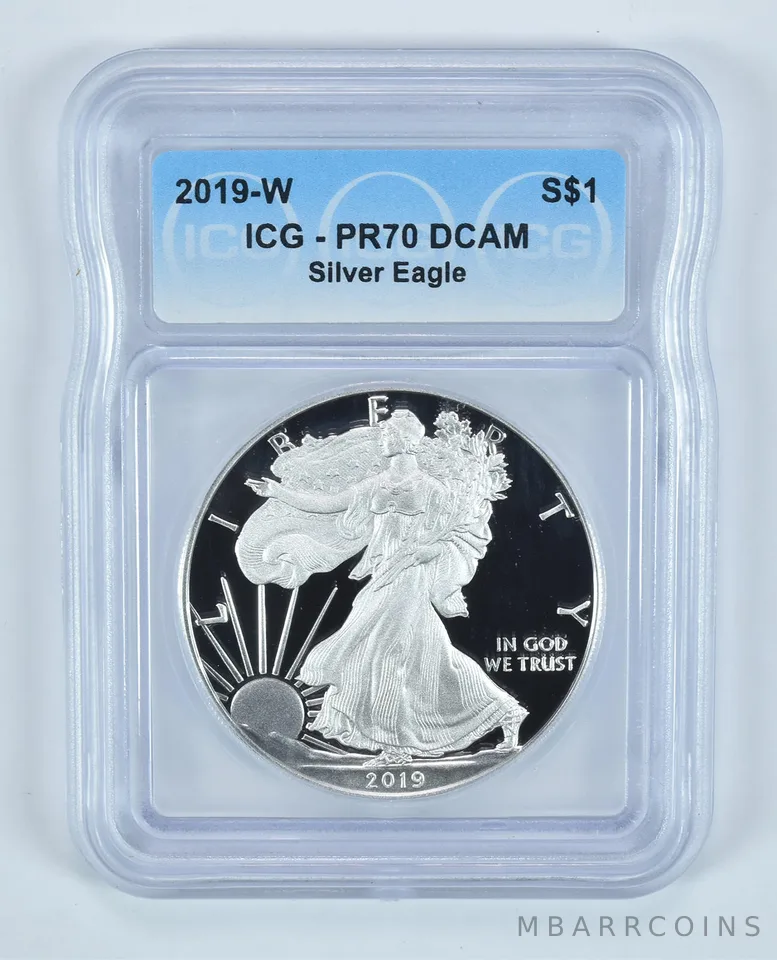2019-W American Silver Eagle PR70 DCAM ICG