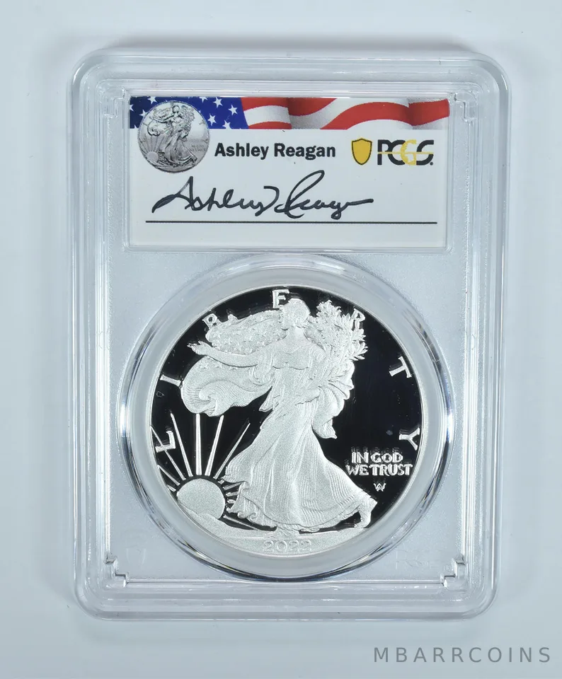 2022-W American Silver Eagle Ashley Reagan PR69 DCAM PCGS
