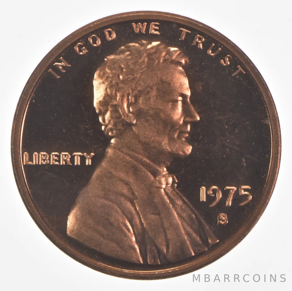1975-S Lincoln Memorial Cent Proof