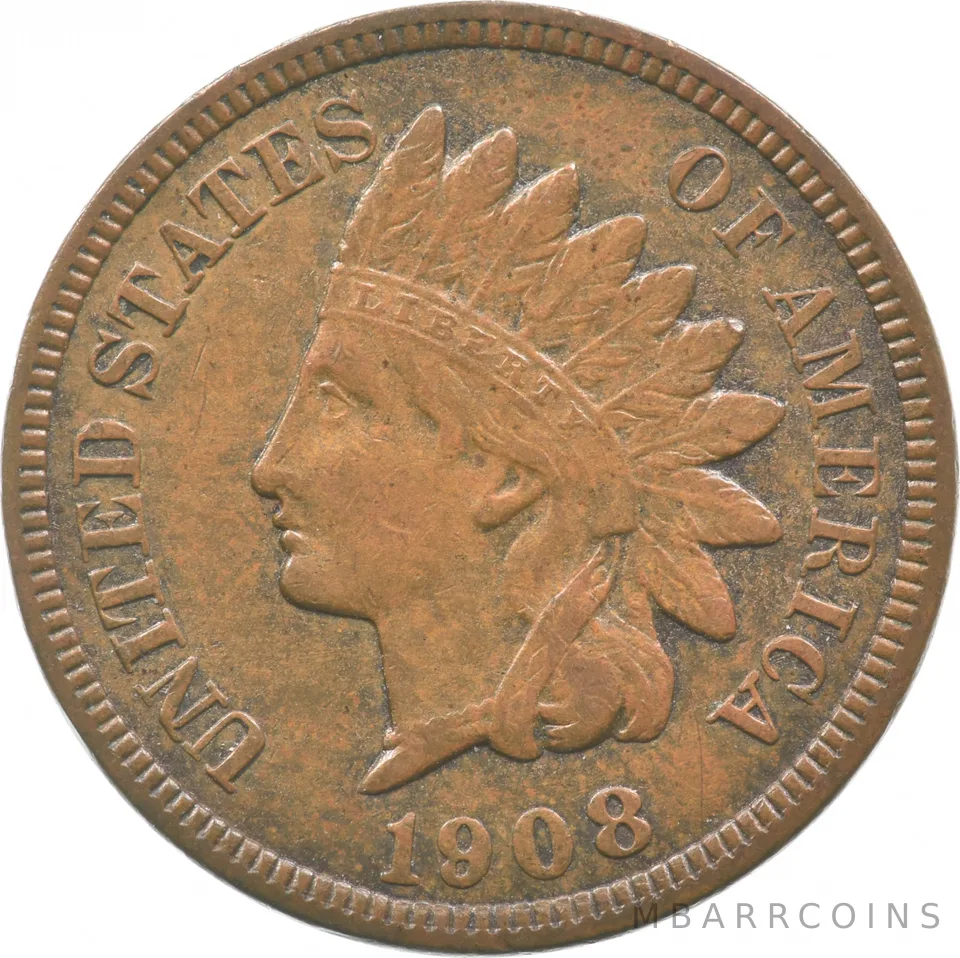 1908-S Indian Head Cent *9383