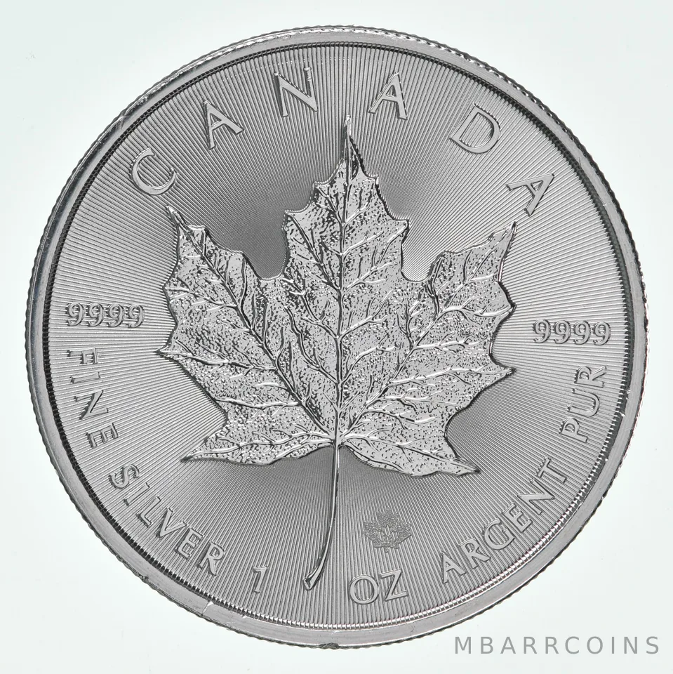 2022 Canada 5 Dollars Silver Maple Leaf 1 Oz Silver