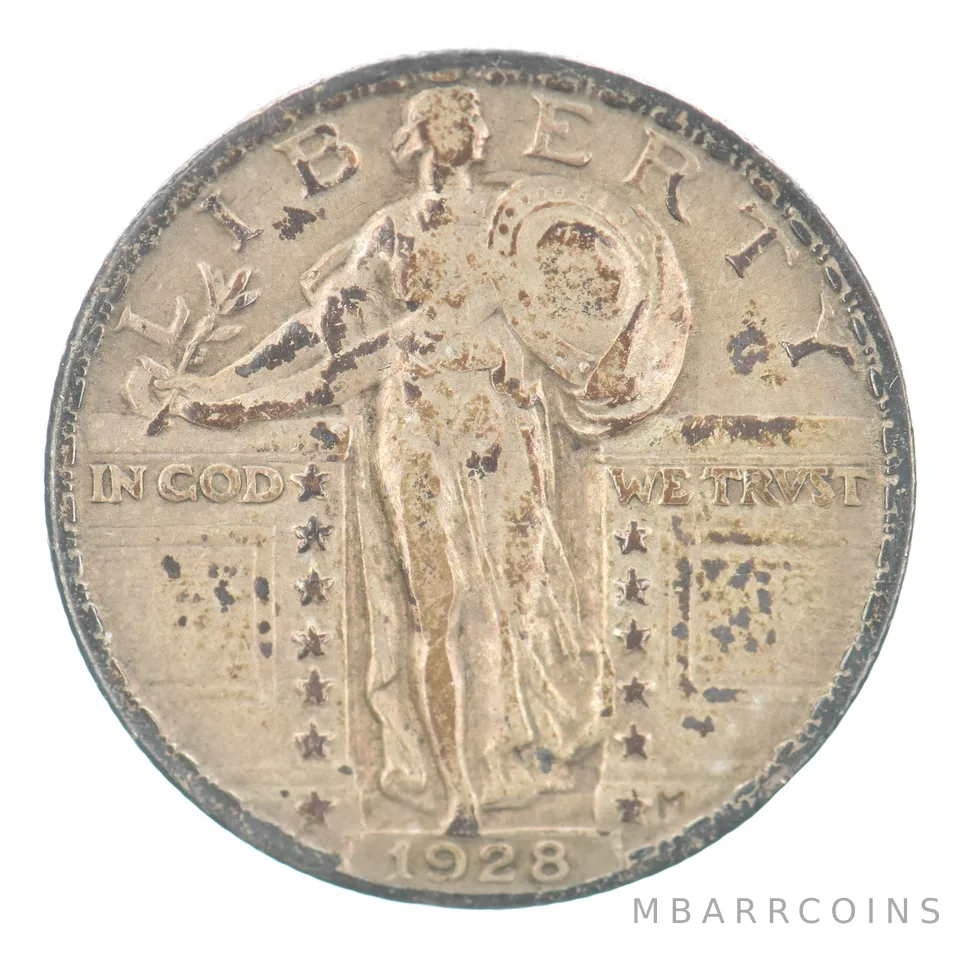 1928 Standing Liberty Quarter Beautiful Tone *2808