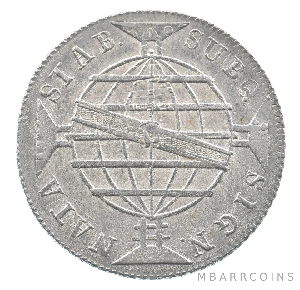 1816 Brazil 960 Reis Overstruck *0049