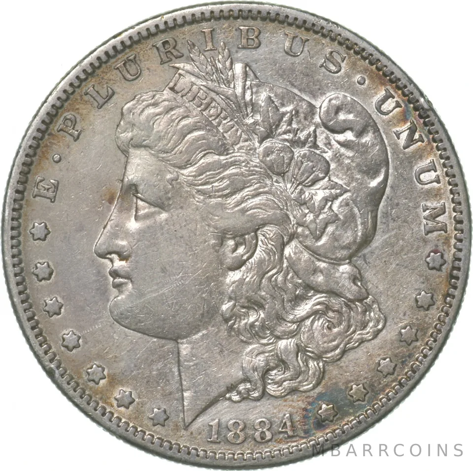 1884-S Morgan Silver Dollar a3131