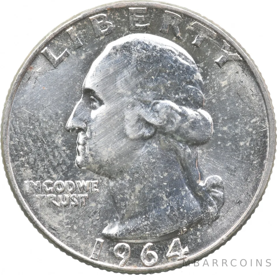 1964 Washington Quarter a4761
