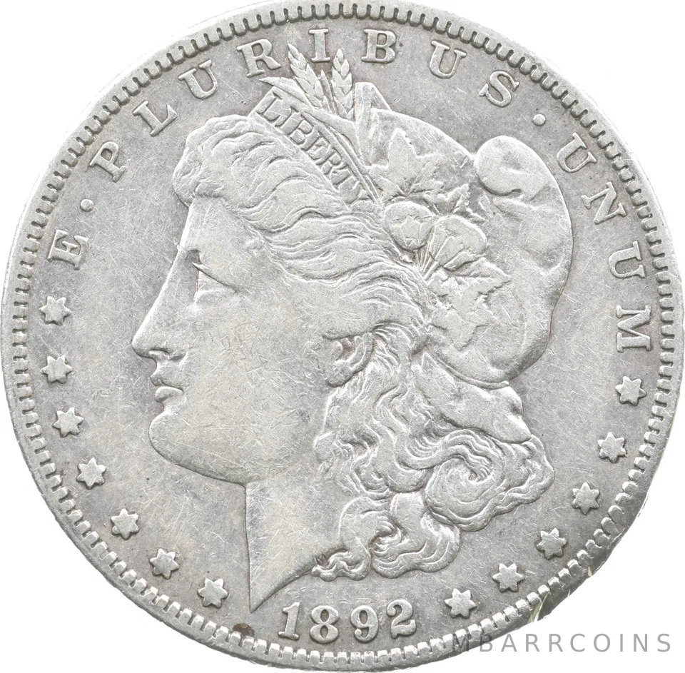1892-S Morgan Silver Dollar a7085