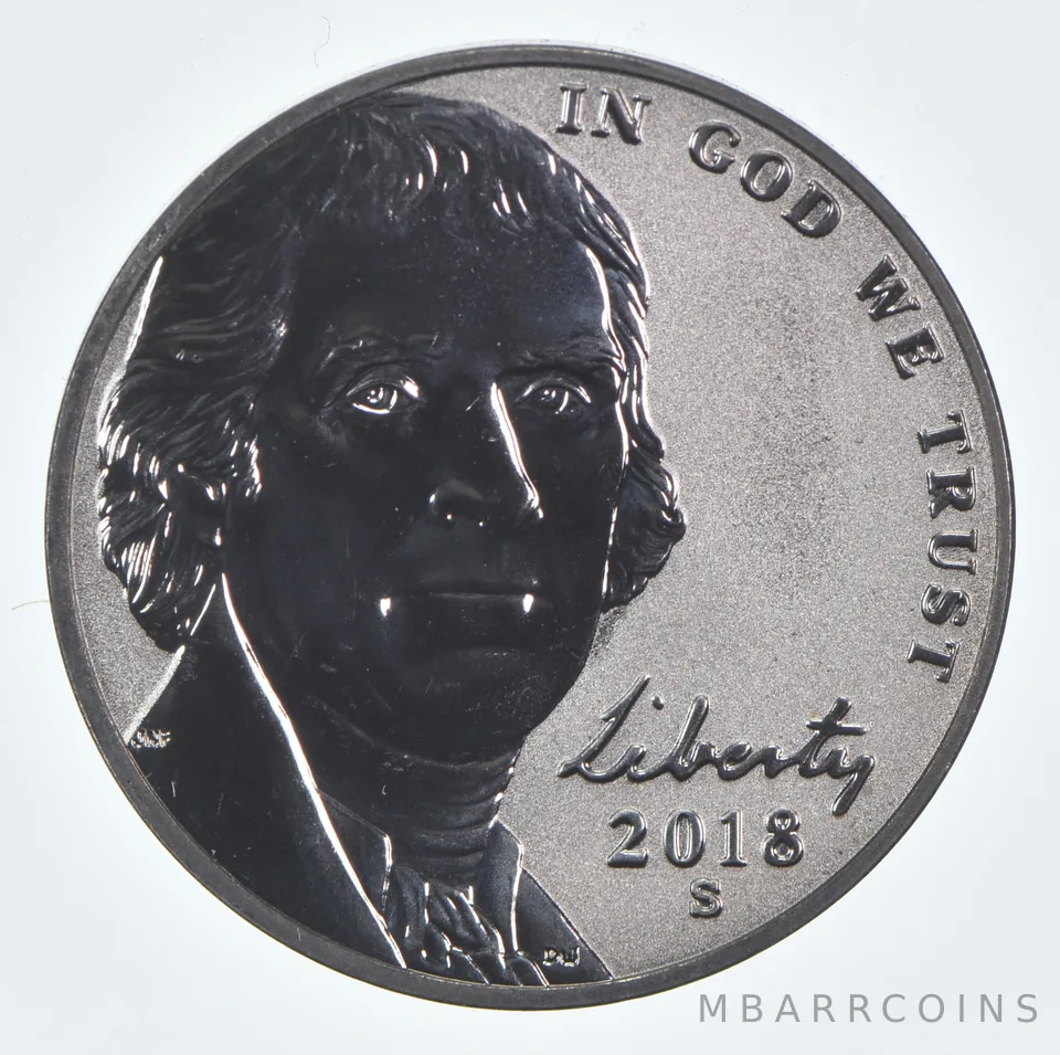 2018-S Jefferson Nickel Reverse Proof