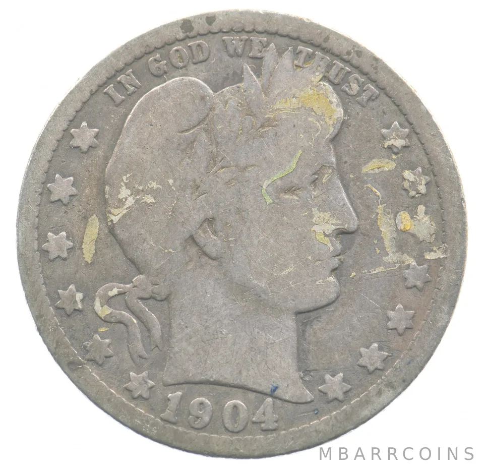 1904-O Barber Quarter *4753