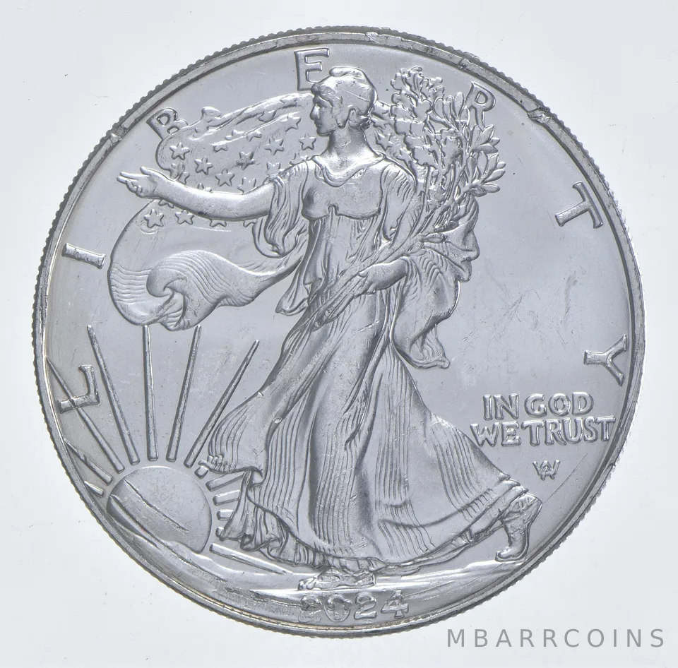 Better Date 2024 American Silver Eagle 1 Troy Oz .999 Fine Silver *467