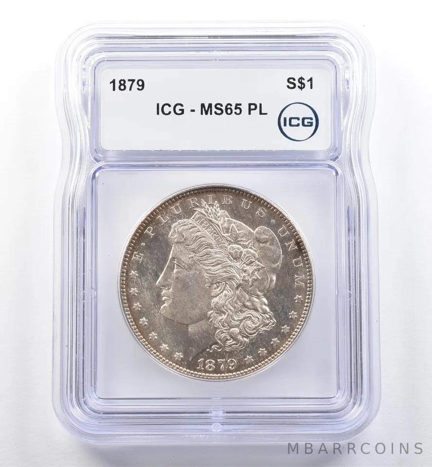 1879-S Morgan Silver Dollar MS65 PL ICG *6025