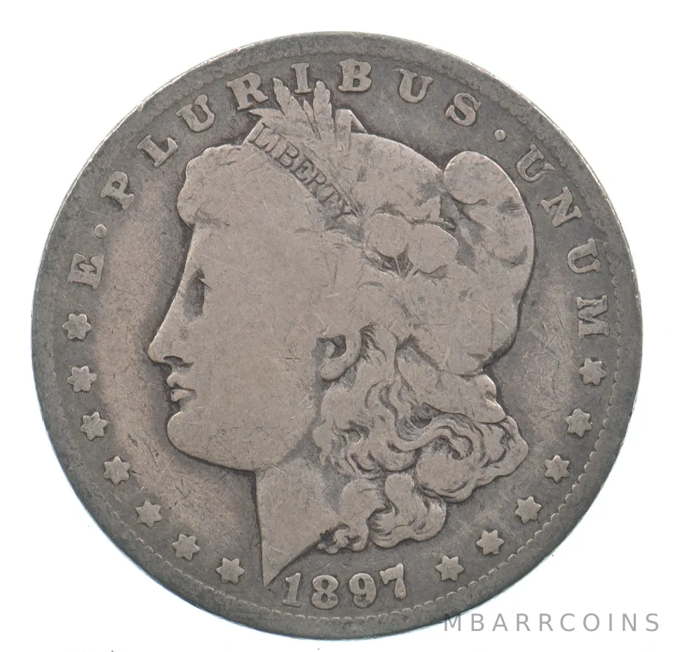 Early - 1897-O Morgan Silver Dollar - 90% US Coin *670
