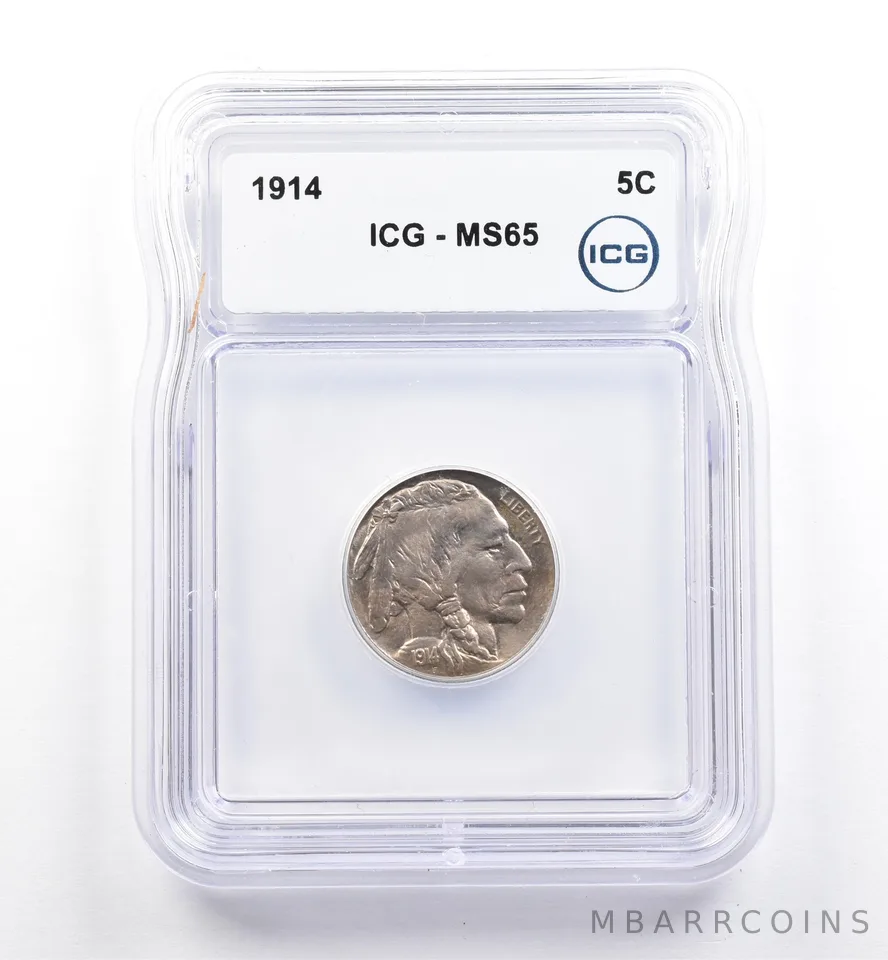 1914 Indian Head Buffalo Nickel MS65 ICG *9942