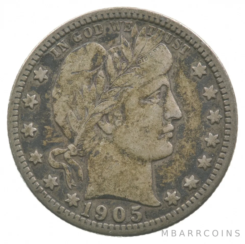 1905 Barber Quarter a5719