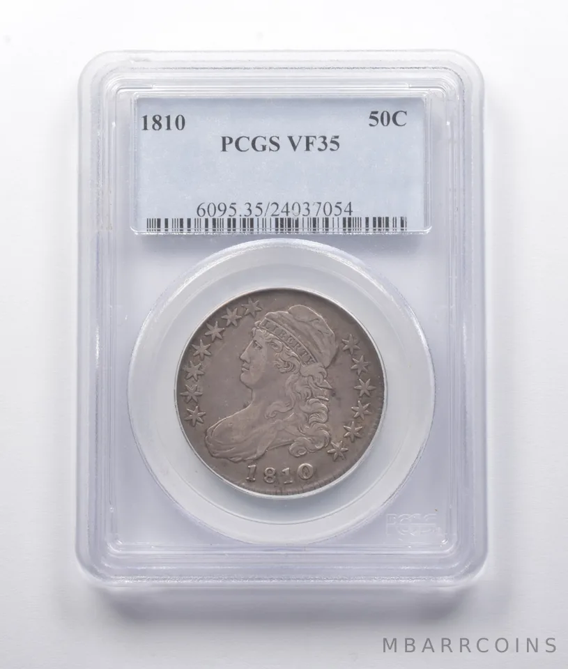 VF35 1810 Capped Bust Half Dollar PCGS *7691