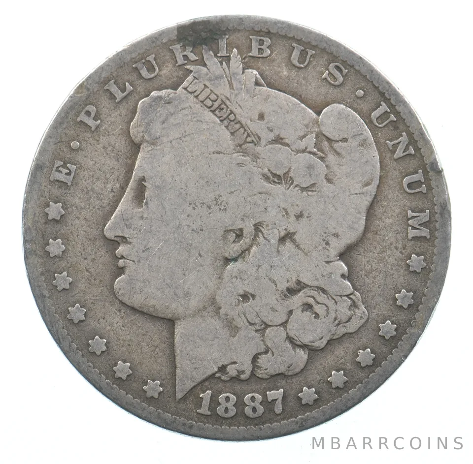 Early - 1887-O Morgan Silver Dollar - 90% US Coin *847