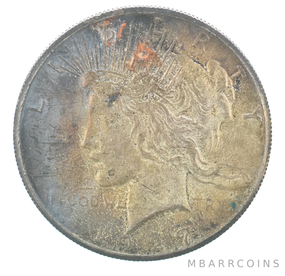 1927 Peace Silver Dollar Beautiful Tone a5253