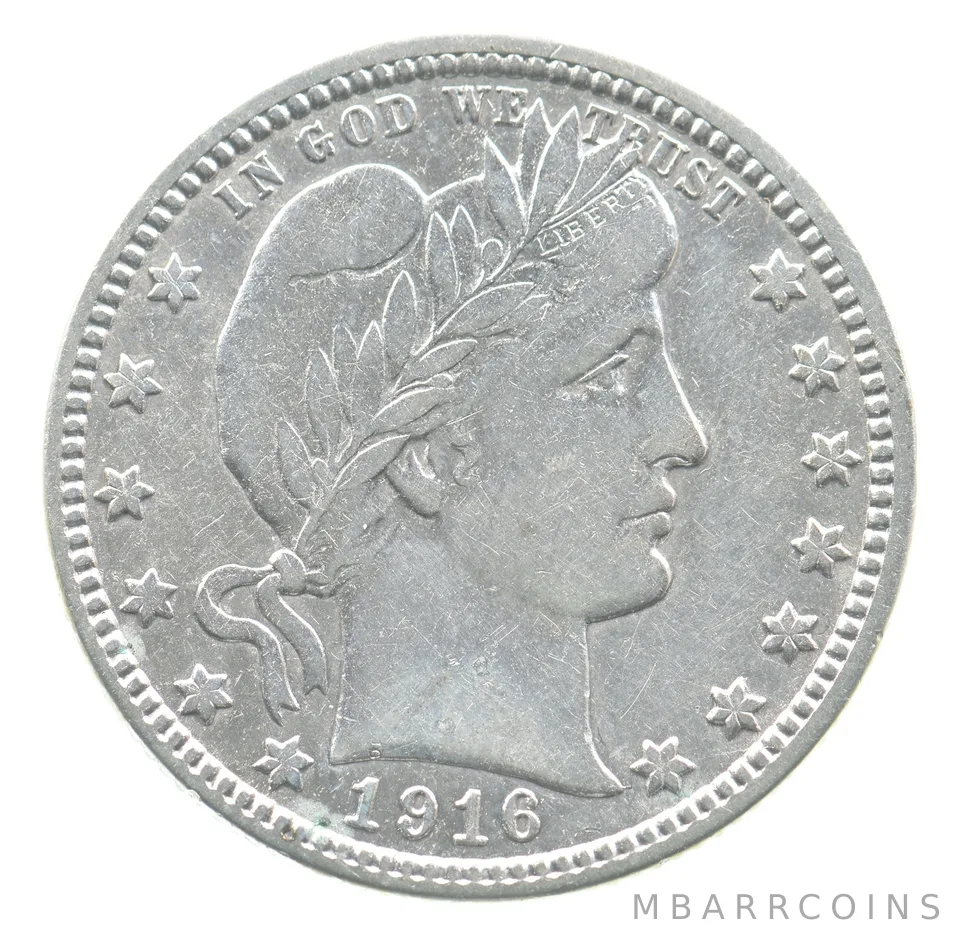 1916-D Barber Quarter *3496