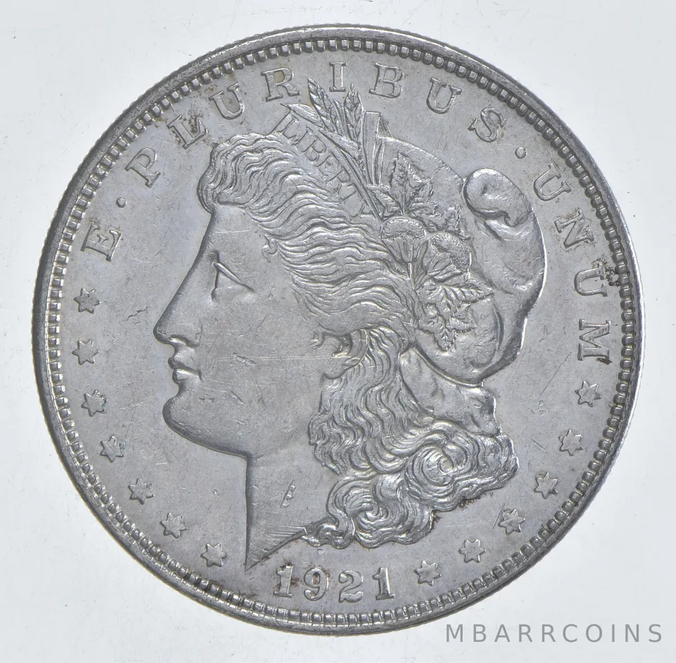 1921 Morgan Silver Dollar - Last Year Issue 90% $1 Bullion *516