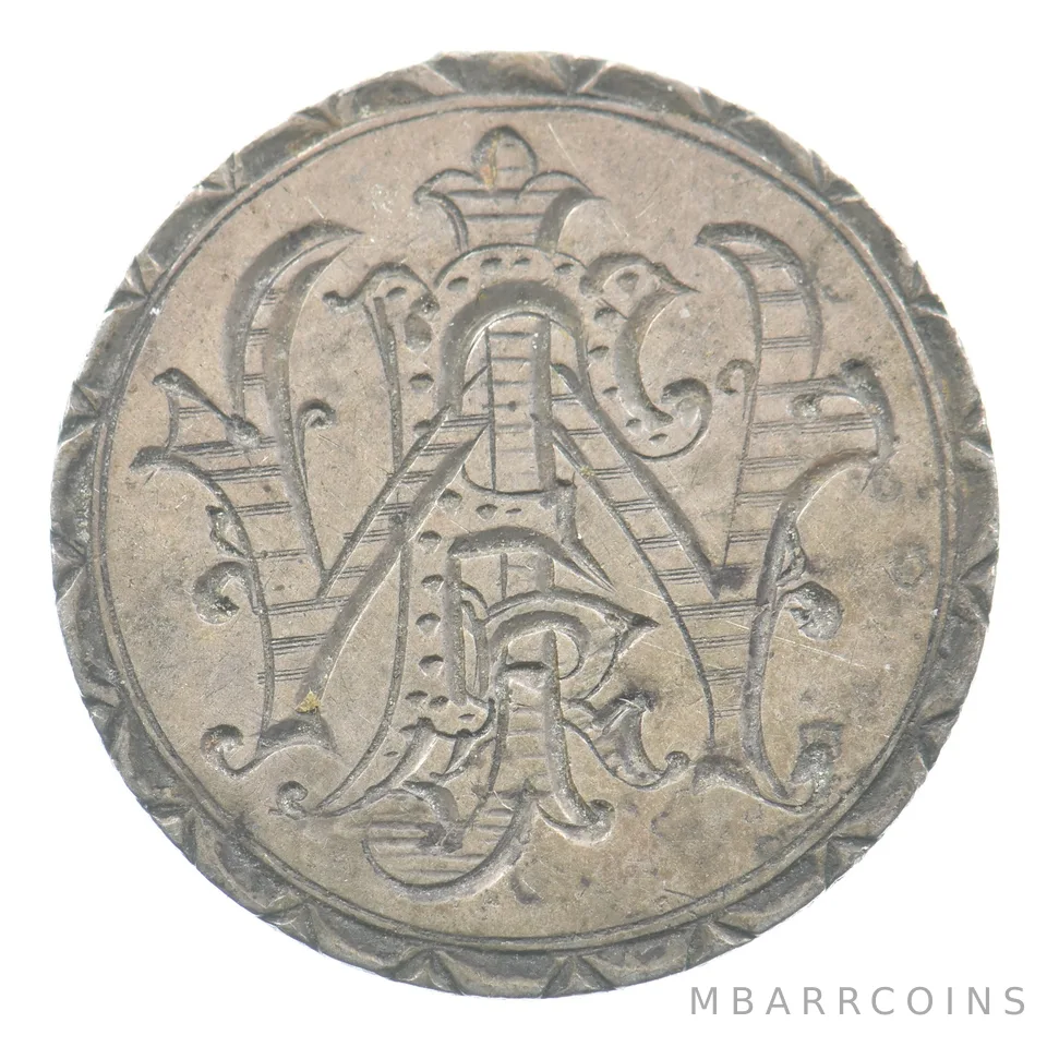 1887 Seated Liberty Dime Love Token Victorian W F *5493