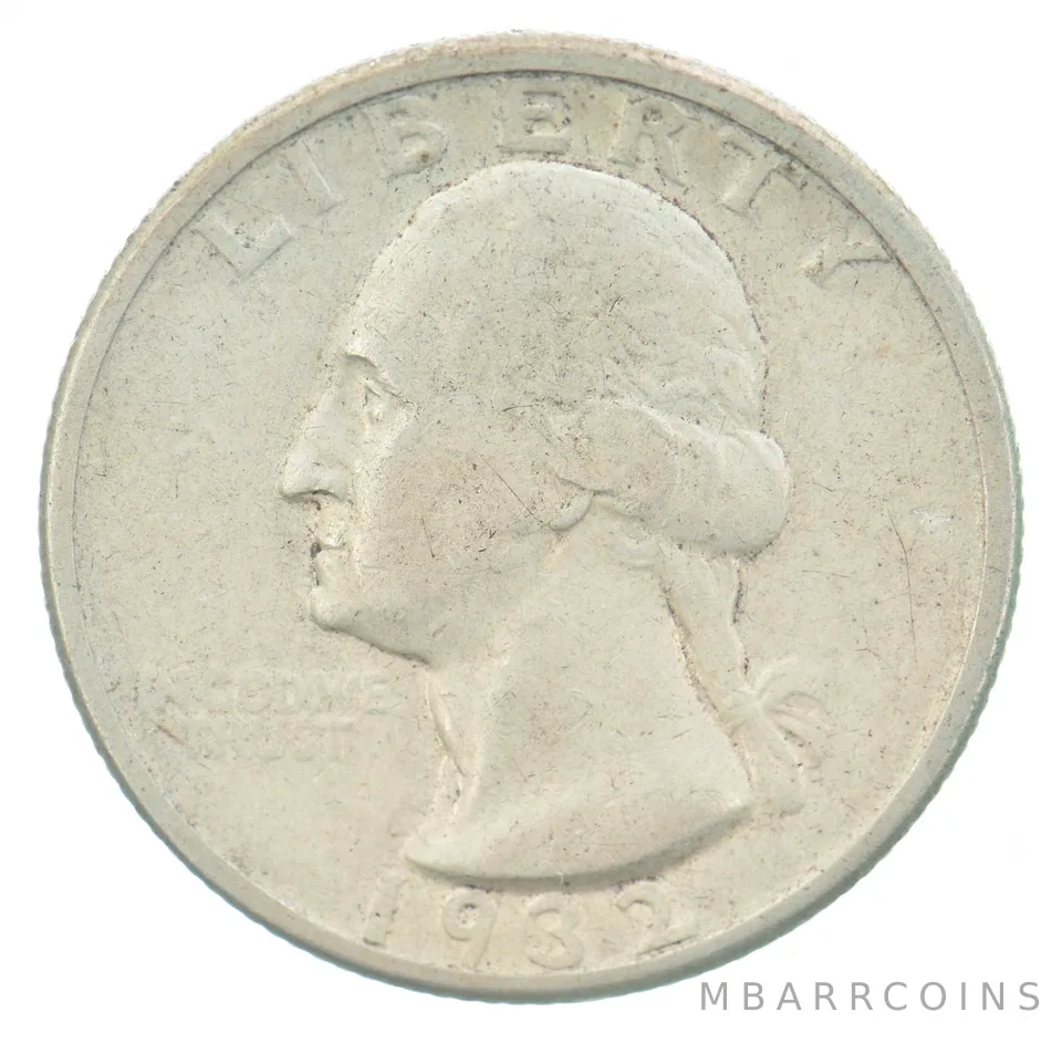 1932-D Washington Quarter Blue Tone a6570