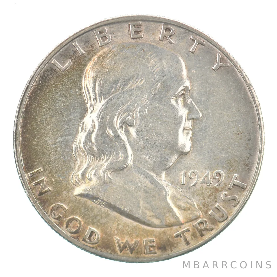1949-D Franklin Half Dollar Beautiful Tone *2819