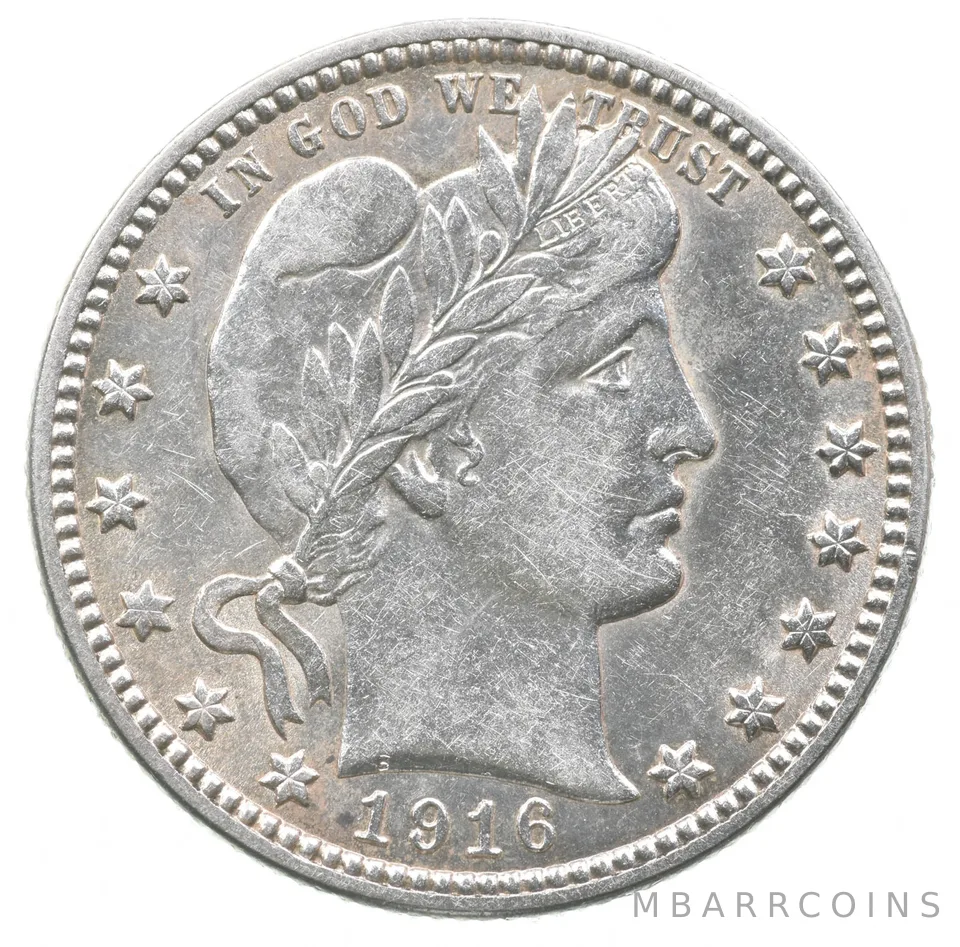 1916-D Barber Quarter a6861