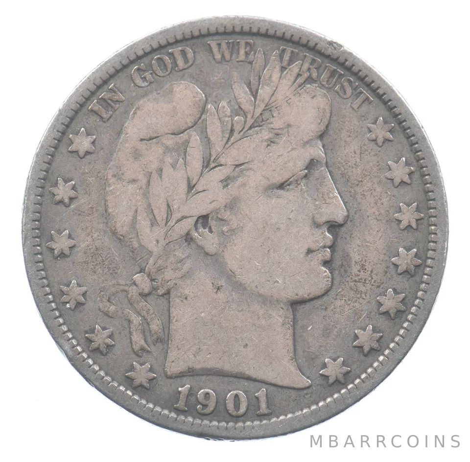 1901-S Barber Half Dollar *2592