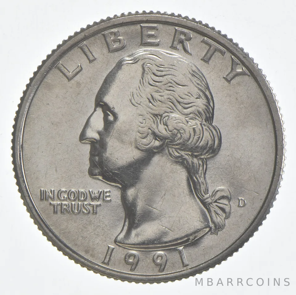 1991-D Washington Quarter Clad Unc