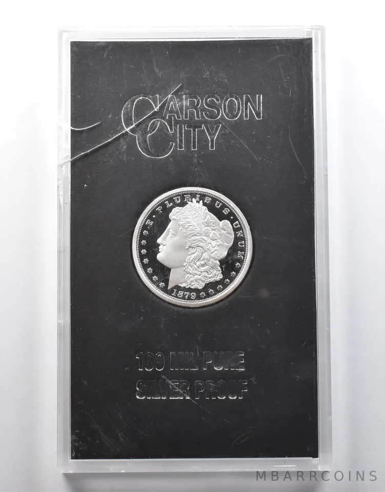 100 Mil Silver Morgan Dollar Pattern 1879-CC a0203