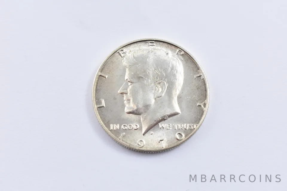 1970-D Kennedy Half Dollar 40% Silver KEY DATE Unc (1 coin)