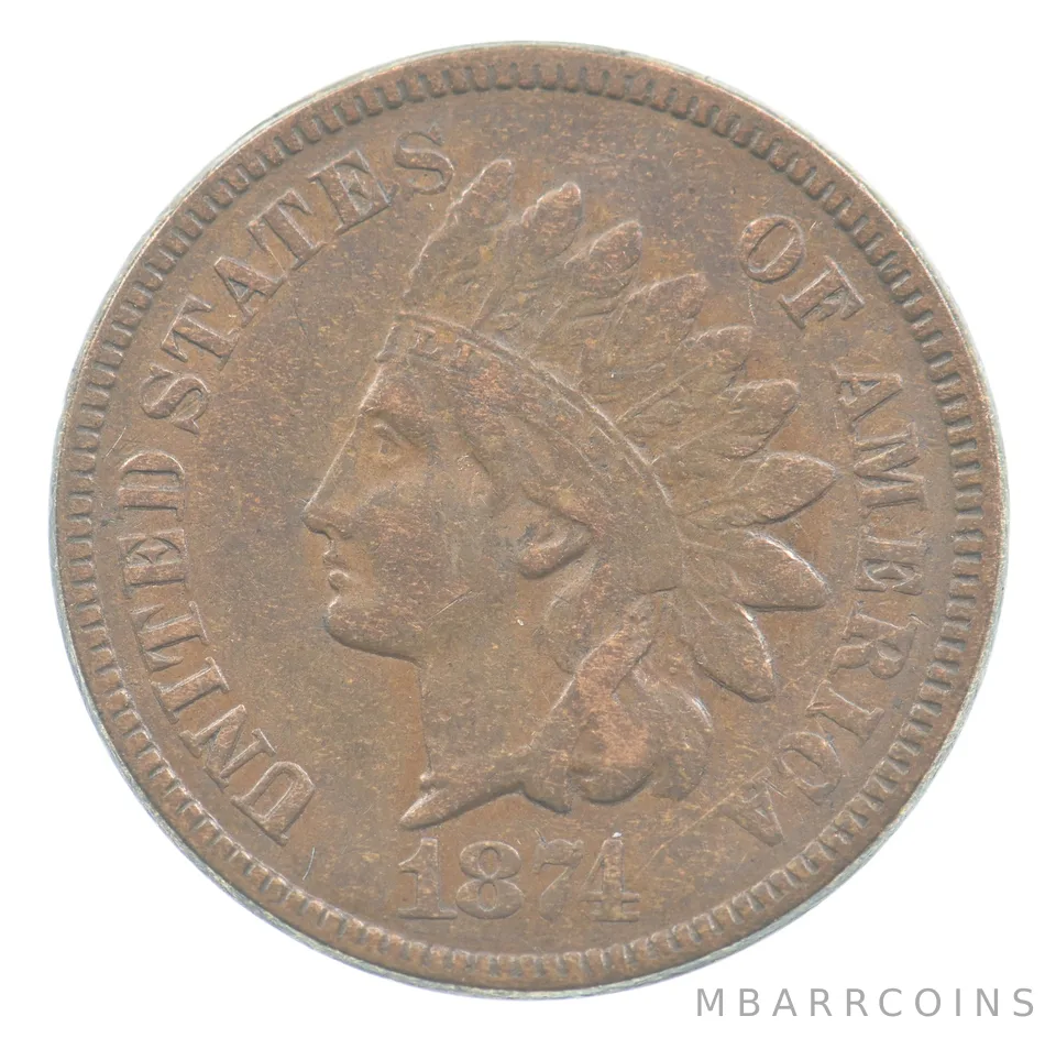 1874 Indian Head Cent *0010