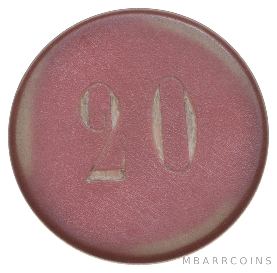 Vintage Casino Token Monaco 20 Francs *3602