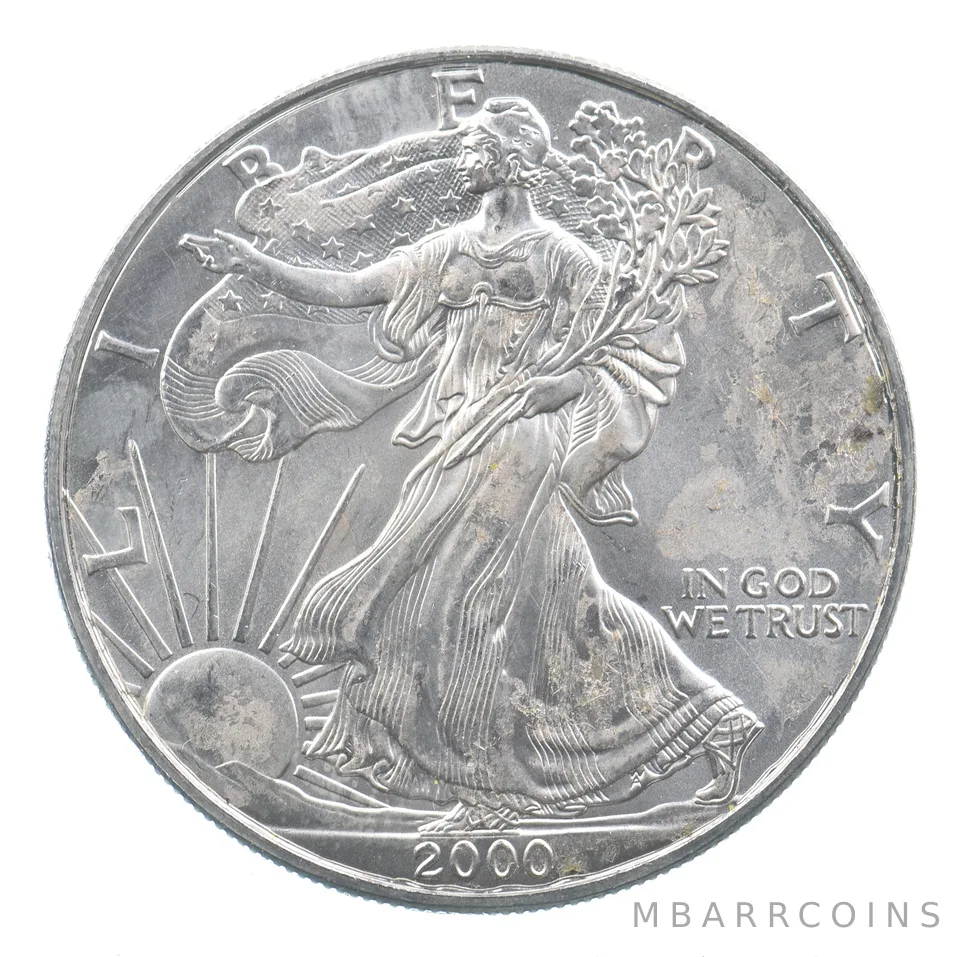 Better Date 2000 American Silver Eagle 1 Troy Oz .999 Fine Silver *835