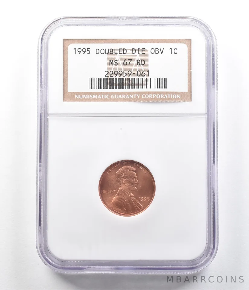 1995 Lincoln Memorial Cent Doubled Die Obverse MS67 RD NGC *6310