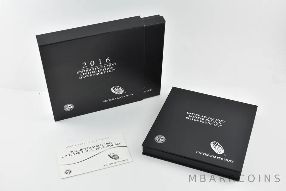 OGP 2016 Limited Edition Silver Proof Set BOX & COA - NO COINS