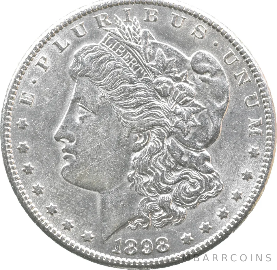 1898-S Morgan Silver Dollar a5159