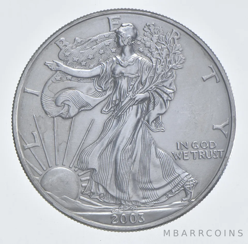 Better Date 2003 American Silver Eagle 1 Troy Oz .999 Fine Silver *484