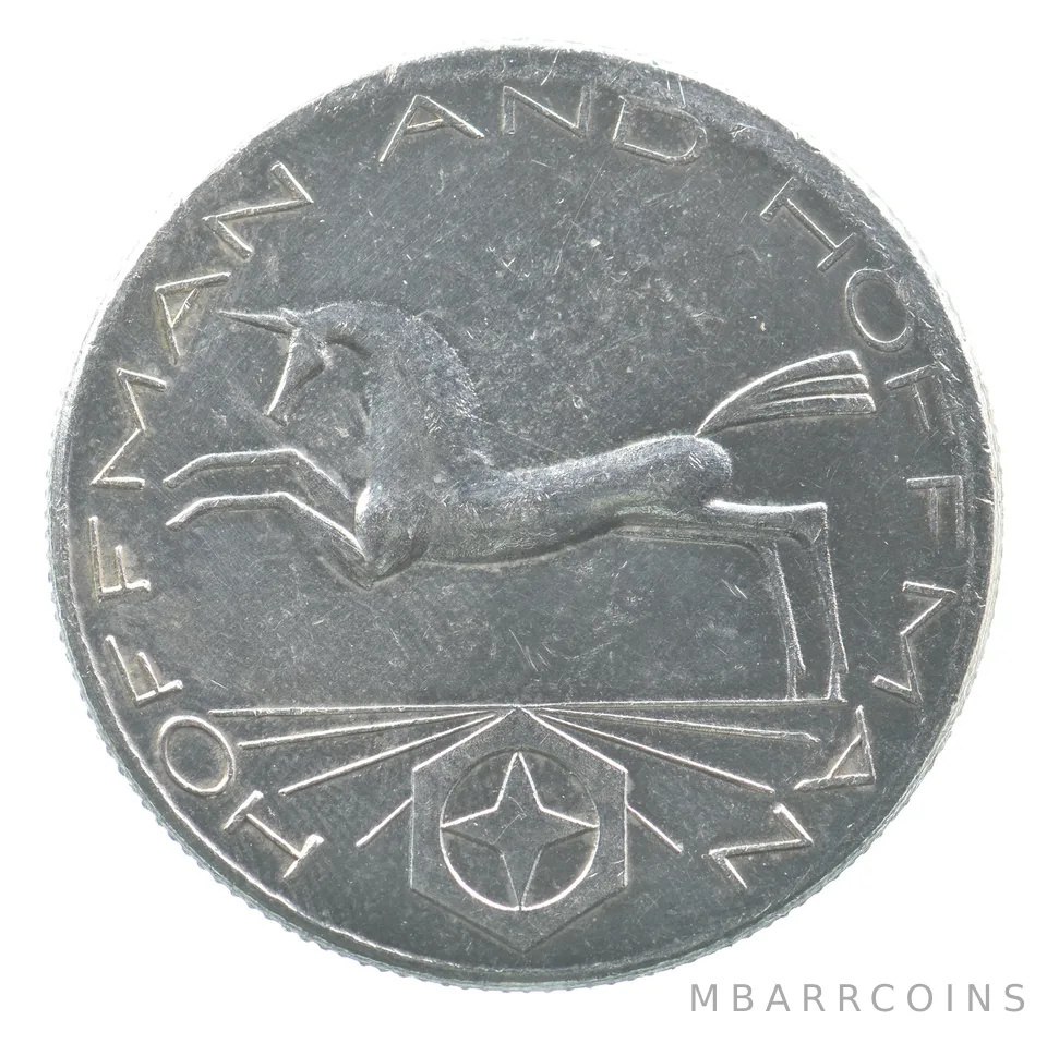 1981 1 Oz Silver Hoffman And Hoffman Unicorn a0742