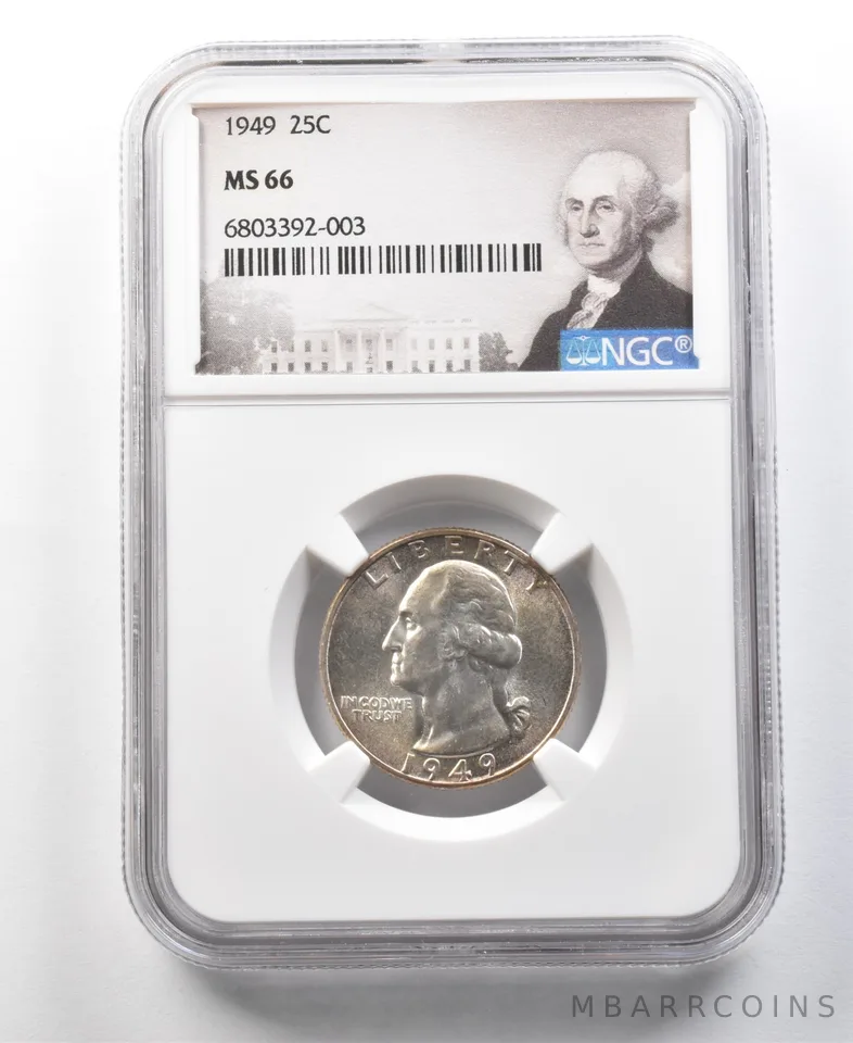 1949 Washington Quarter MS66 NGC *0192
