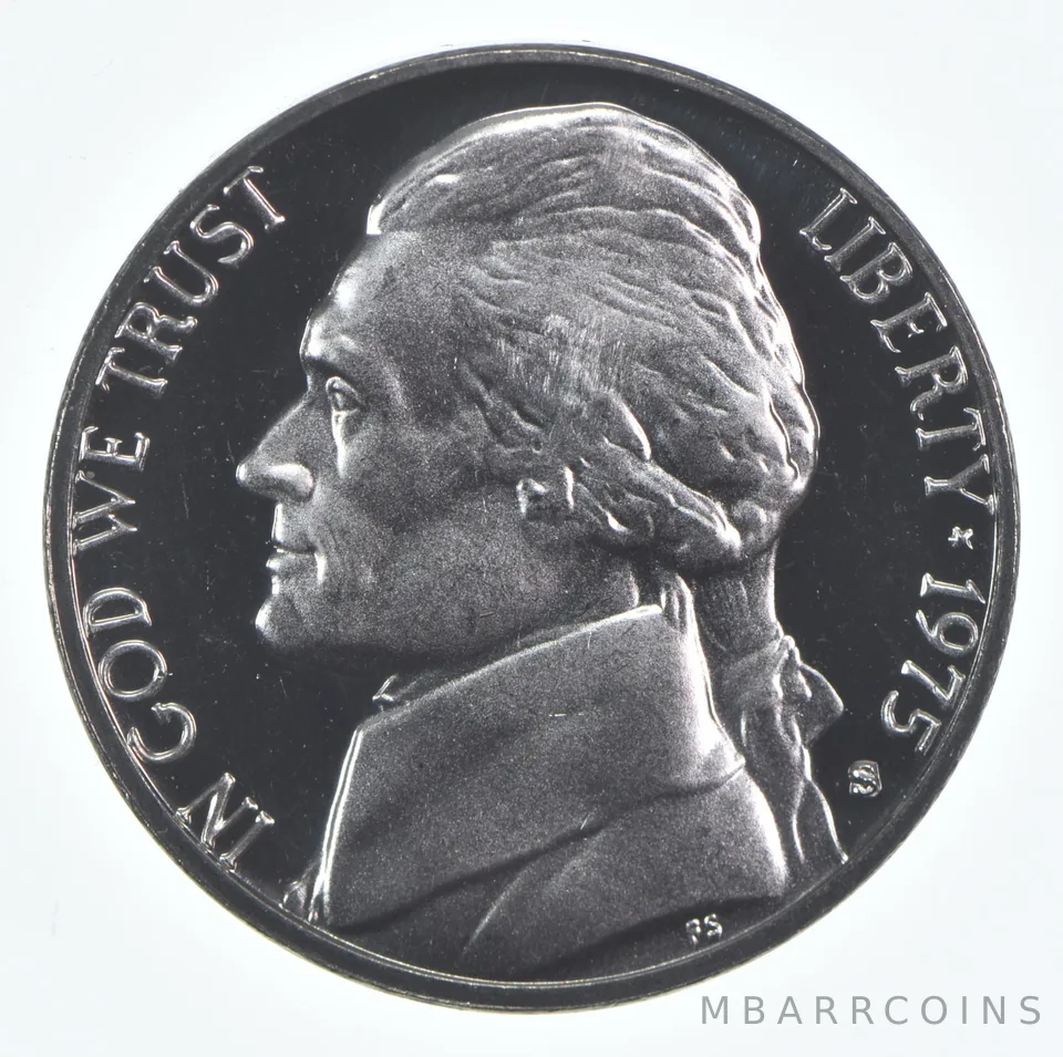 1975-S Jefferson Nickel Proof