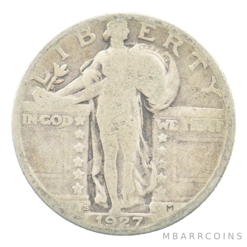 1927-S Standing Liberty Quarter a5022