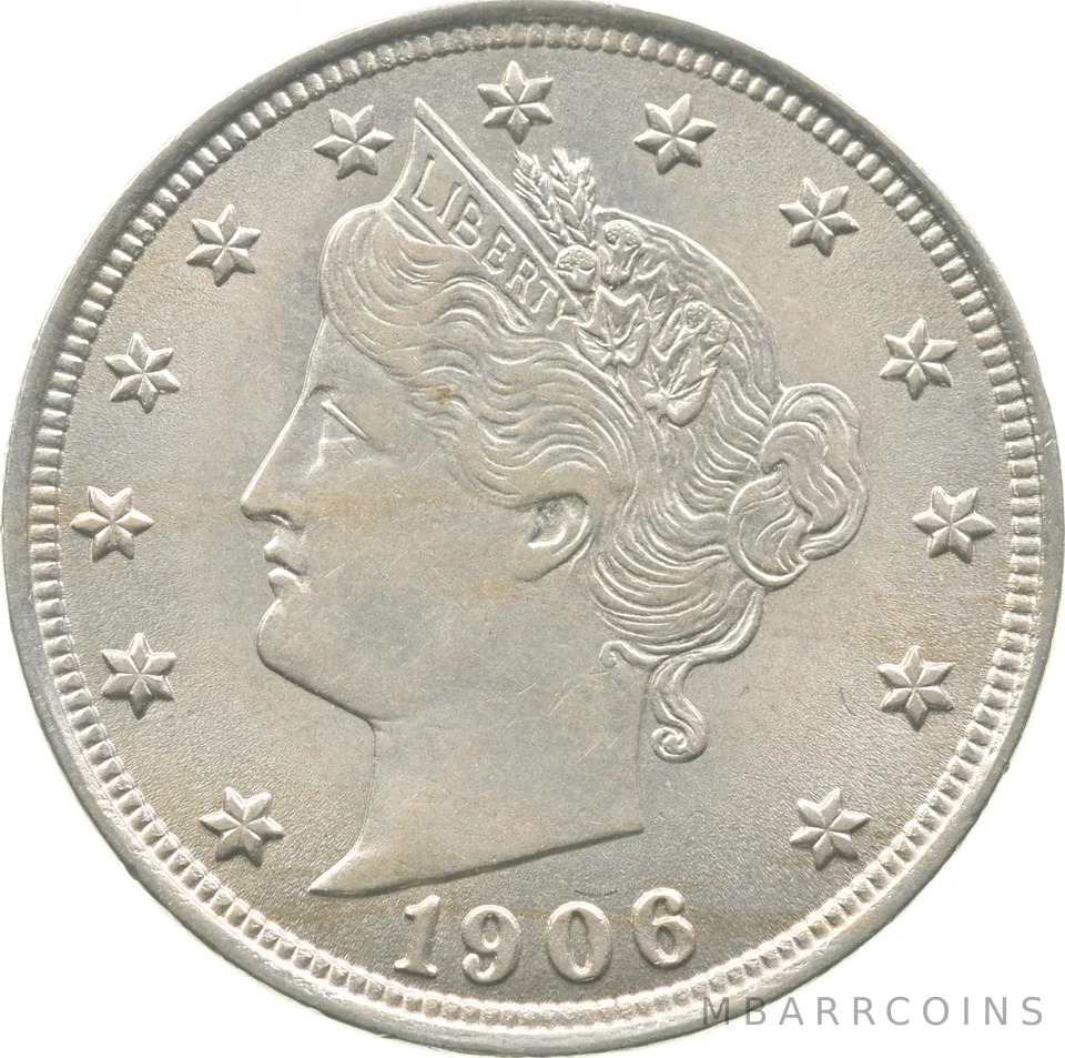 1906 Liberty V Nickel a8971