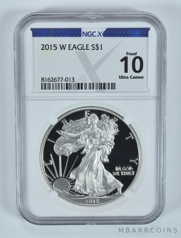 2015-W American Silver Eagle Proof 10 UCAM NGC X NGCX