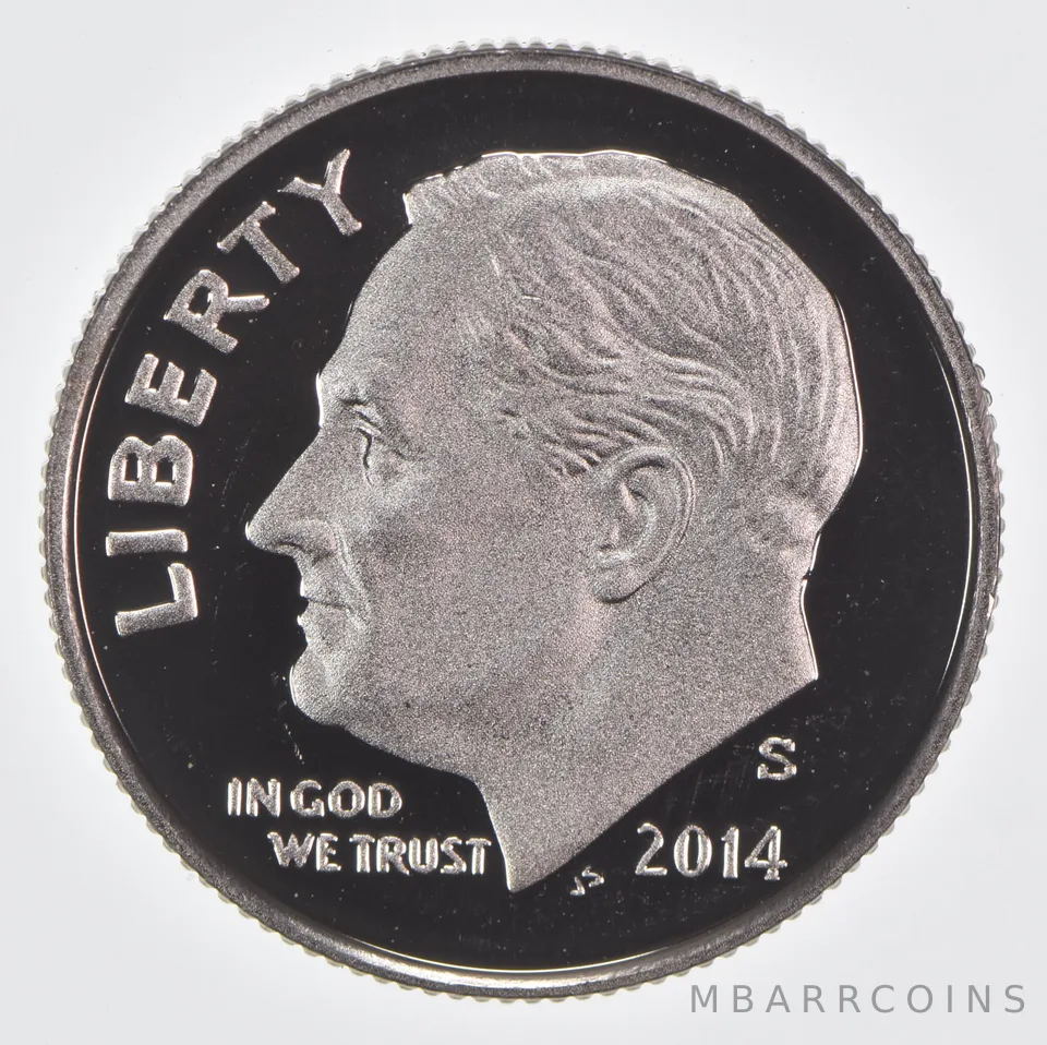 2014-S Roosevelt Dime CLAD Proof