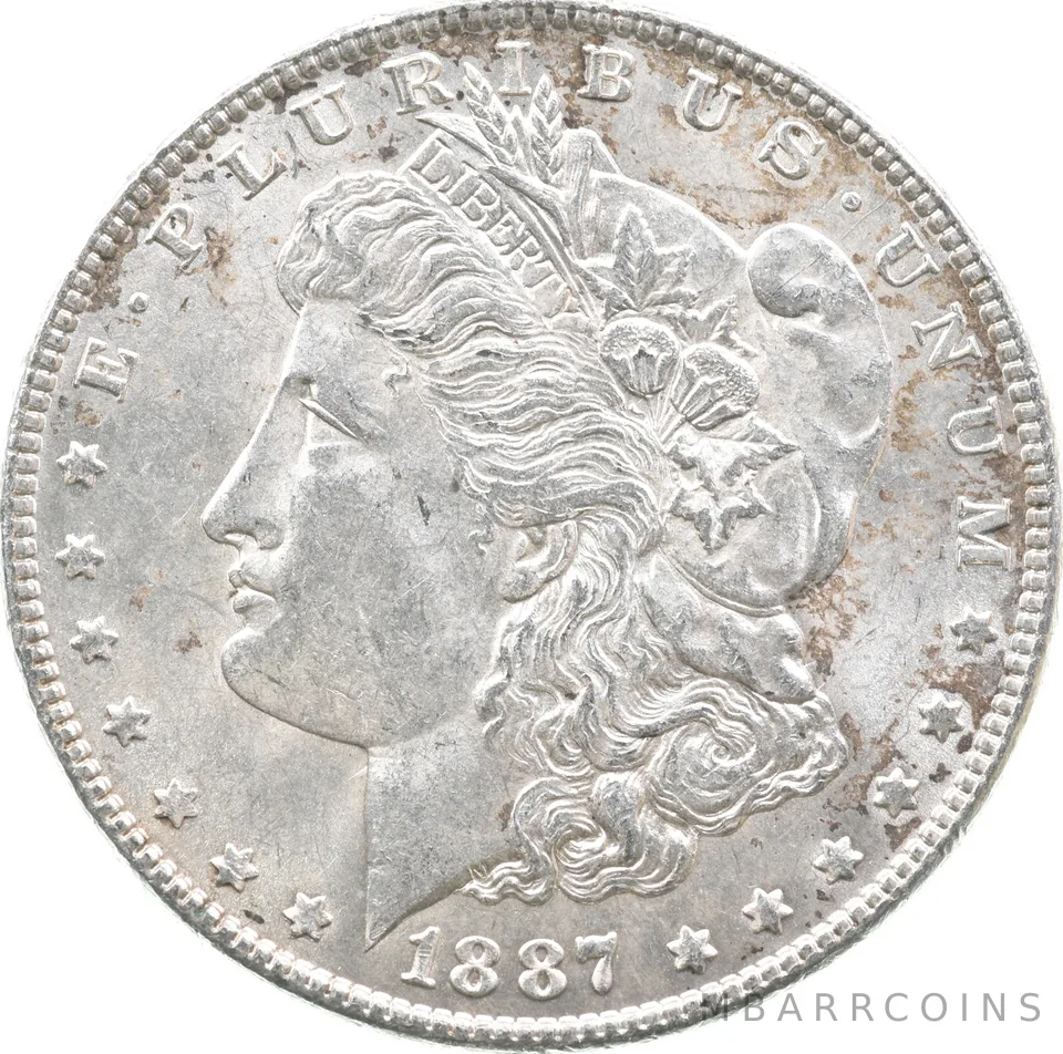 1887 Morgan Silver Dollar Alligator Eye *5858