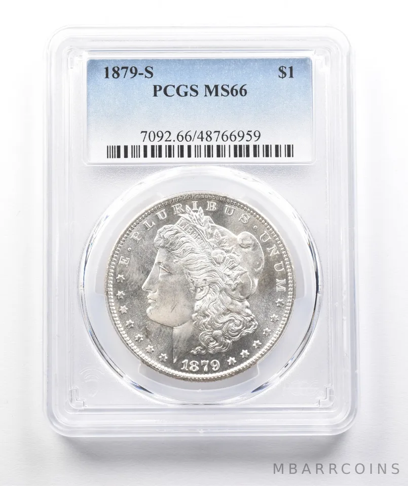 1879-S Morgan Silver Dollar MS66 PCGS *1179