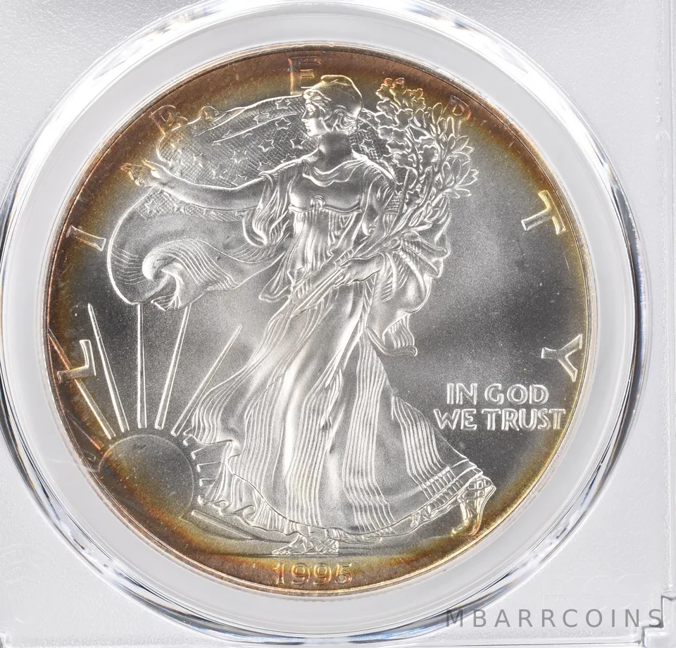 1995 American Silver Eagle MS68 PCGS Beautiful Tone *1234