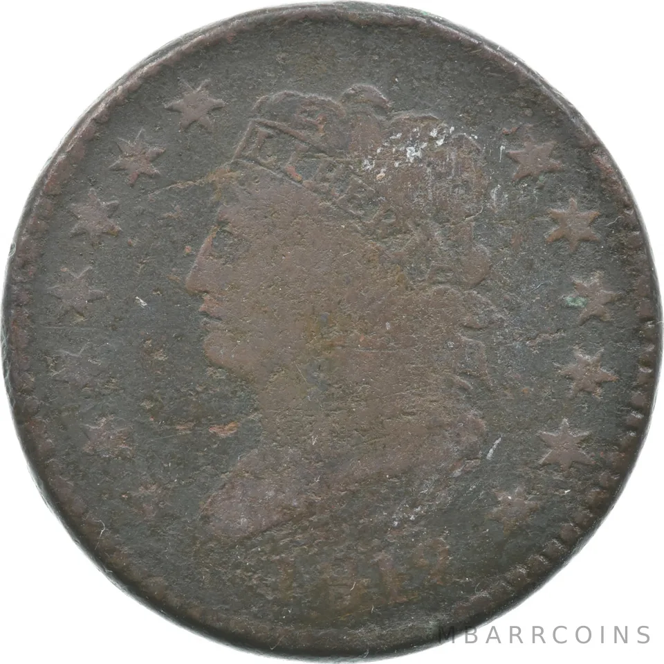 1812 Classic Head Large Cent *4417