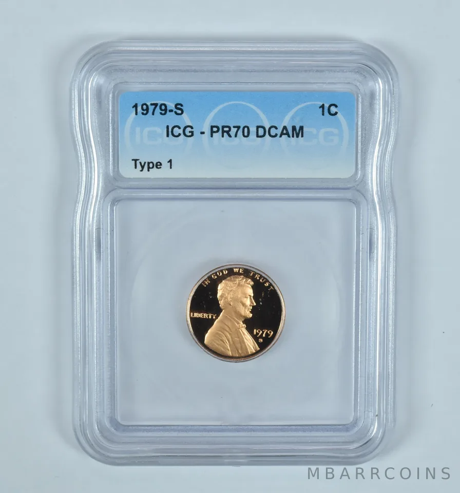 1979-S Lincoln Memorial Cent Type 1 PR70 DCAM ICG